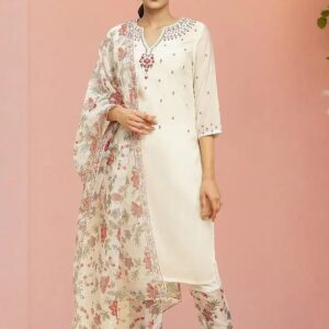 Floral Printed Ethnic Suit Set