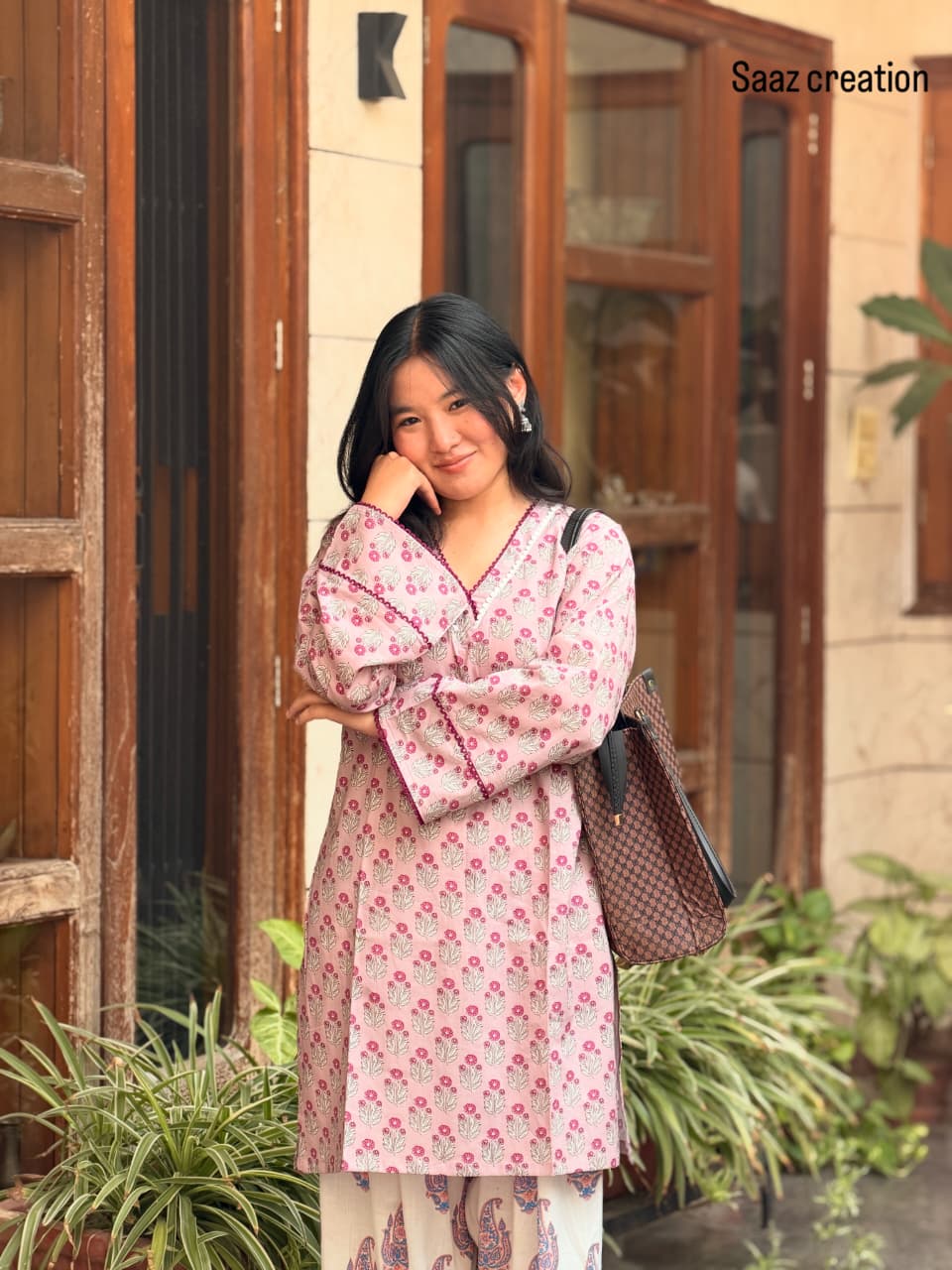 Floral Printed Ethnic Suit Set