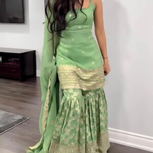 Embroidered Sharara Set