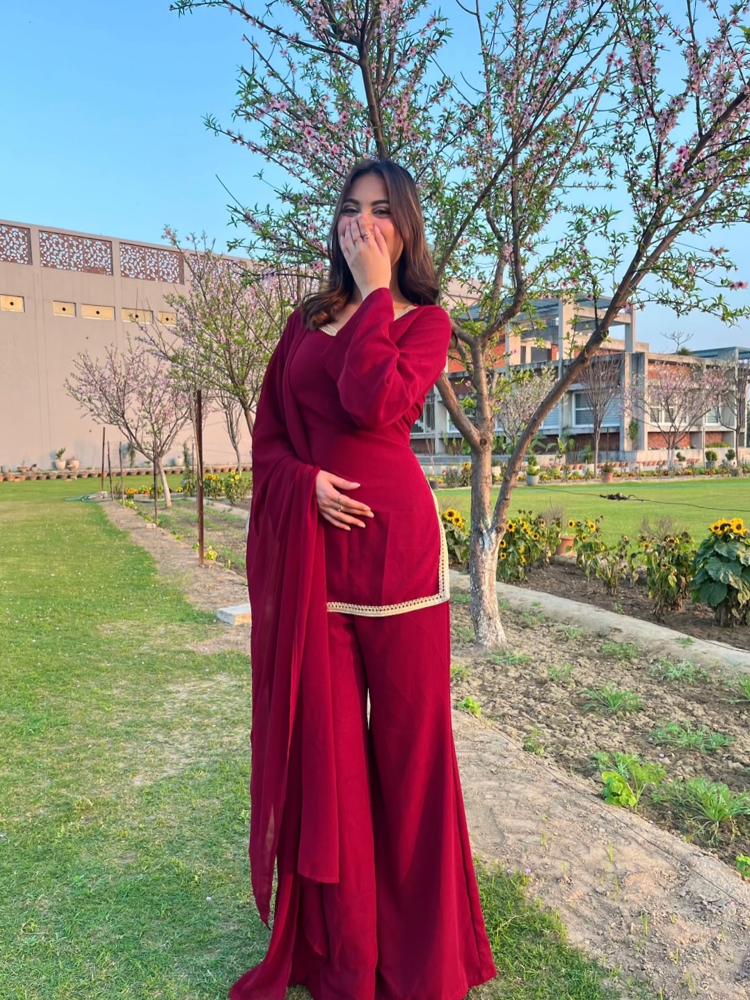 Solid Sharara Set - Image 7