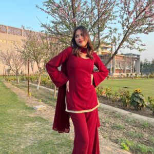 Solid Sharara Set