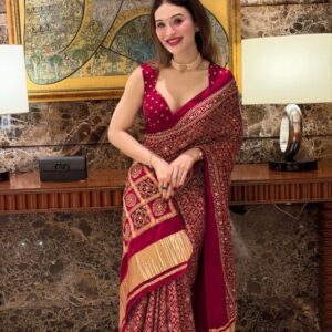 Traditional Bandhani Saree