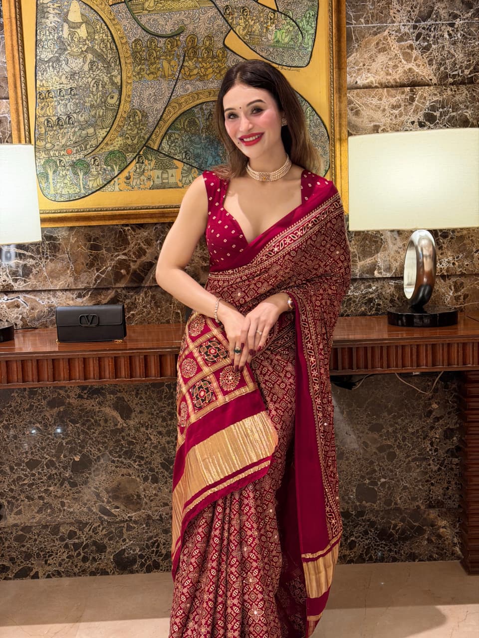 Traditional Bandhani Saree